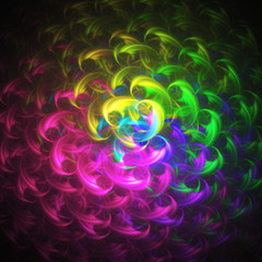 Abstract fractal background