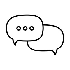 isolated ellipsis speech bubble