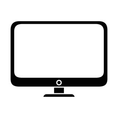 isolated pc screen icon vector illustration graphic design