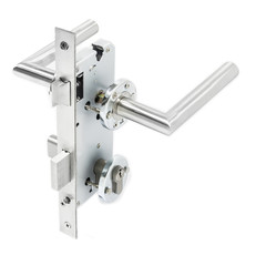Mortise lock for door on white background