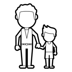 Happy family united