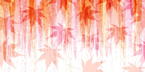 紅葉　秋　和紙　背景