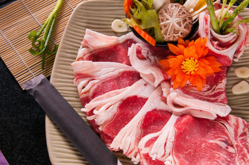 raw wagyu fresh meet ready for eat