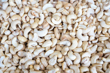 cashew nuts background