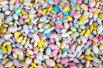 colorful round candy background