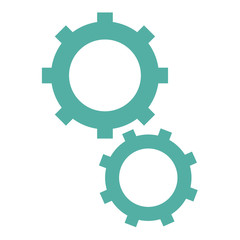 isolated two gears