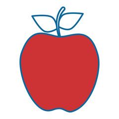 isolated apple fruit icon vector illustration graphic design