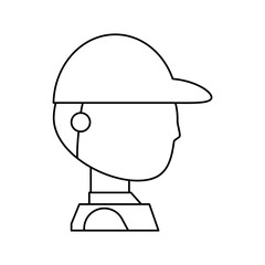 Courier delivery man