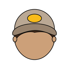 Courier delivery man