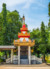 The burial site, which is ancient.