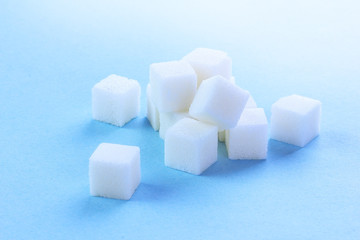 white sugar isolated white background