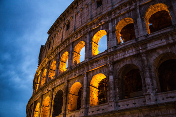 Colosseum At Night