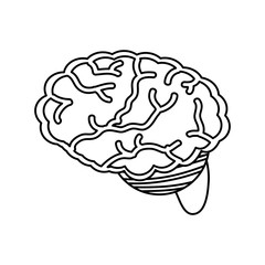 Human brain symbol