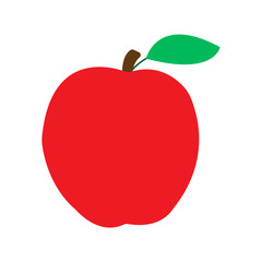 apple fruit isolated vector
