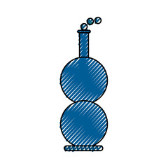 Chemistry flask isolated