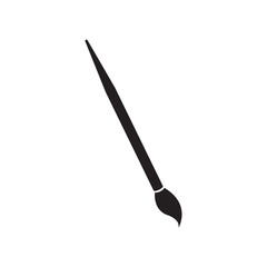 paint brush icon isolated vector