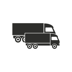 Truck vector icon.