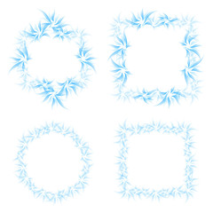 フレーム　水色　清涼