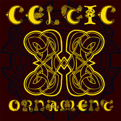 Decorative Celtic ornament for your designs