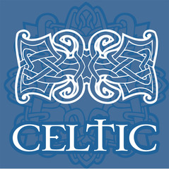 Fototapeta na wymiar Decorative Celtic ornament for your designs