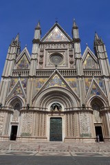 Fototapeta na wymiar Orvieto - Duomo interior. , beautiful Cathedral in Orvieto, Umbria, Italy 