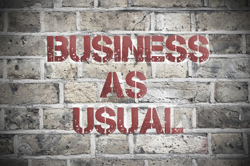 Business as usual