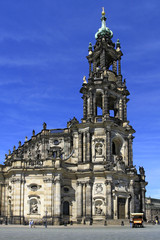 Fototapeta na wymiar Hofkirche in Dresden, Saxony