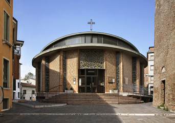 Fototapeta na wymiar Church of San Martino Urbano in Treviso. Veneto region. Italy