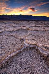 Badwater basin, Death Valley, California, USA.