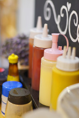 These condiments To make your steak delicious.