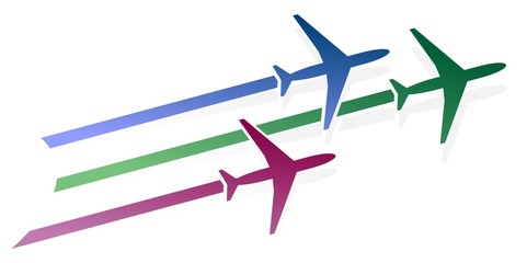 Logo of planes. 