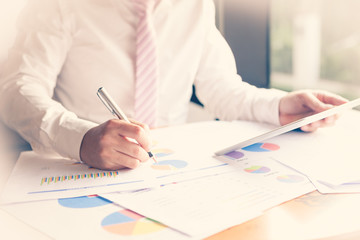 Business people present.