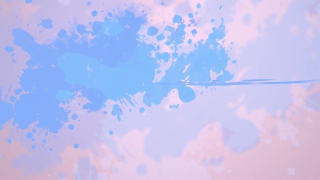 Abstract watercolor painting motion graphics.
