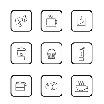 A cafe icon vector  design image