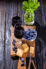 Obraz premium vine and food