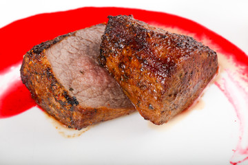 Rib-eye steak