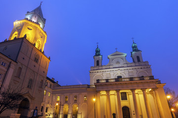 Trynitarska Tower and St. John the Baptist Cathedral in Lublin