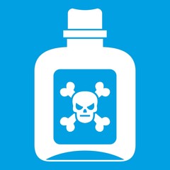 Poison icon white