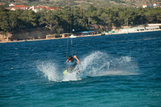 kite surf , brac island, bowl, croatia 
