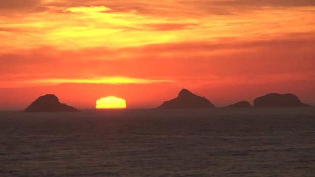 Sunset In Rio De Janeiro