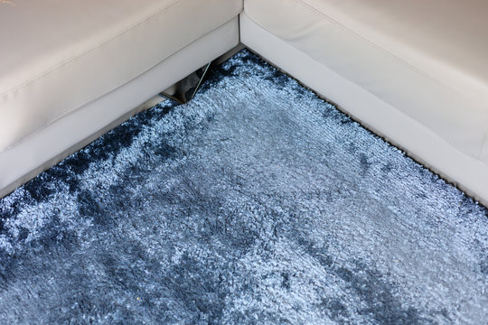 blue carpet softness texture decoration floor interior house