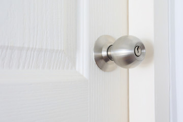 Naklejka premium knob door lock closed