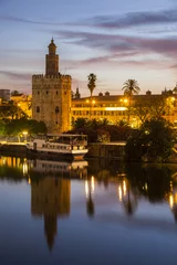 Fototapeten Mediterranes Europa Goldener Turm in Sevilla  © Henryk Sadura