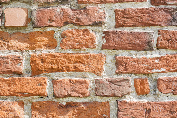 Fototapeta premium Background of old vintage brick wall,