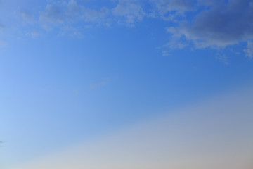 clear blue sky background