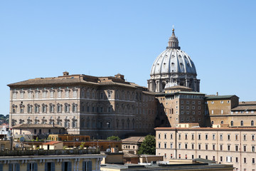 Fototapeta na wymiar Petersdom, Vatikanstadt