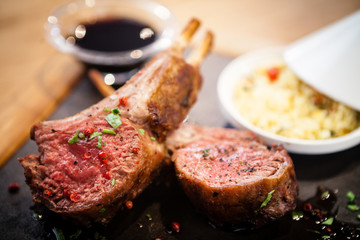 Rack of New Zealand lamb