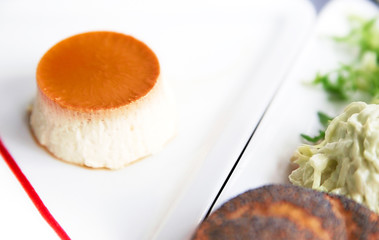 Pudding, delicious dessert