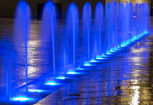 Blue fountain © sarenac77