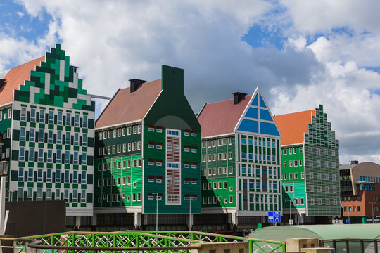 Modern architecture in Zaandam - Netherlands